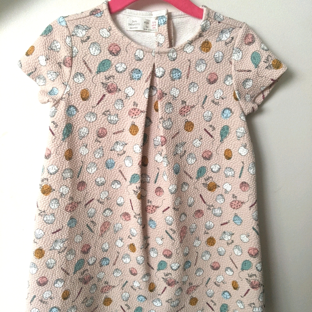 Zara Babygirl Collection Jacquard Dress